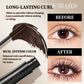 QIBEST 4D Silk Fiber Eyelash Mascara Waterproof Colorful Mascara For Eyelash Extension Thick Lift Lengthening Lasting Makeup