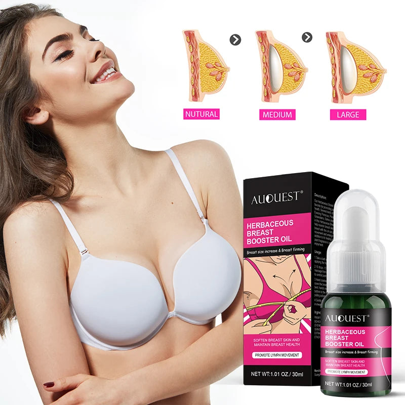 AUQUEST Breast Enlargement Essential Oil Frming Enhancement Breast Enlarge Chest Massage Breast Enlargement Body Care for Women