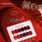 High Quality Christmas Gift Winter Red Nail Gel Set With Nail Polish Color Card UV Gel Kit For Professional Manicure Nail Salon