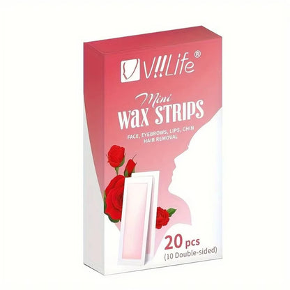 20/40Pcs Professional Hair Removal Wax Strips Waxing Wipe Sticker For Face Leg Lip Eyebrow Leg Arm Body Hair Remove