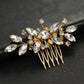 Wedding Comb Head Jewelry Bride Hair Clips Headpiece Crystal Women Tiaras Bridal Hair Accessories Women Hair Ornaments SL
