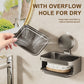 1Pcs Double-Layer Soap Container Bathroom Soap Dishes Holder Self Draining Soap Box with Suction Cups for Bathroom Accessories