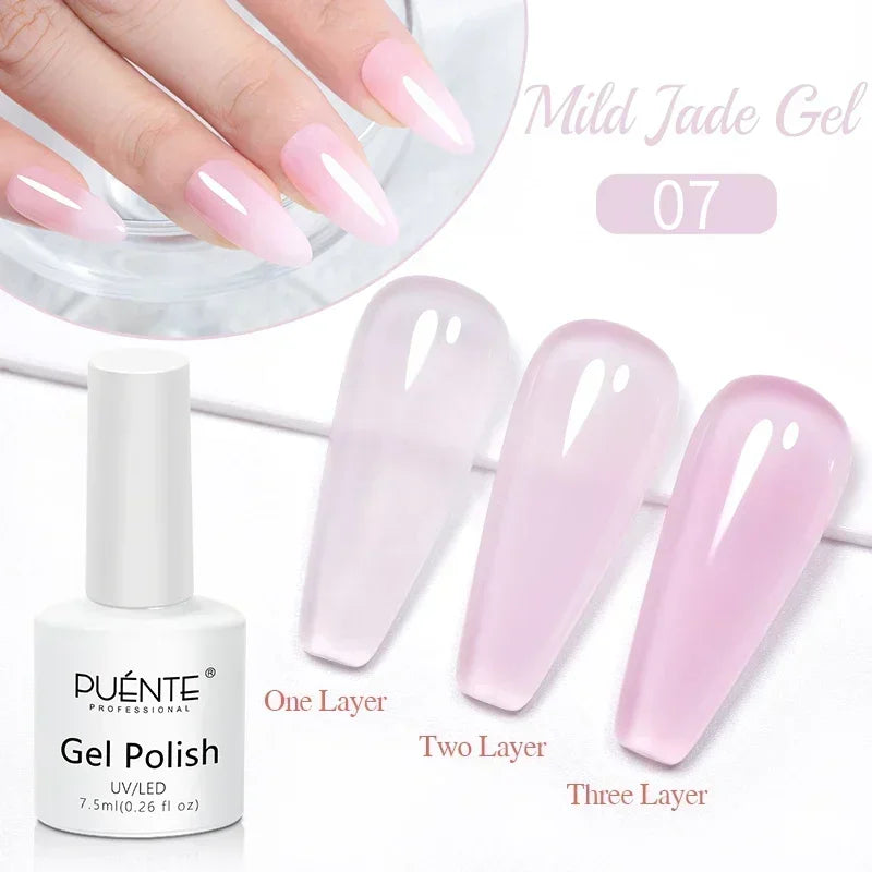 15ML 4 in 1 Builder Nail Gel For Quick Extension Nail Reinforcement Construction UV Gel Polish Semi-permanent Nail Art Varnish