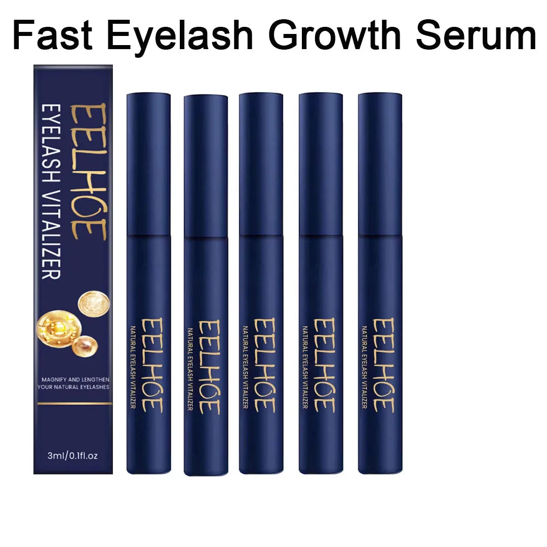 Fast Eyelash Growth Serum 7 Days Eyelash Enhancer Thicker Lashes Natural Curling Longer Fuller Makeup Lash Lift Care Products