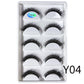 NEW 5 Pairs 3D Y08 Natural Mink False Eyelashes Fluffy Style Makeup Eyelash Fake Eye Lashes Faux Cilios Make Up Beauty Tools