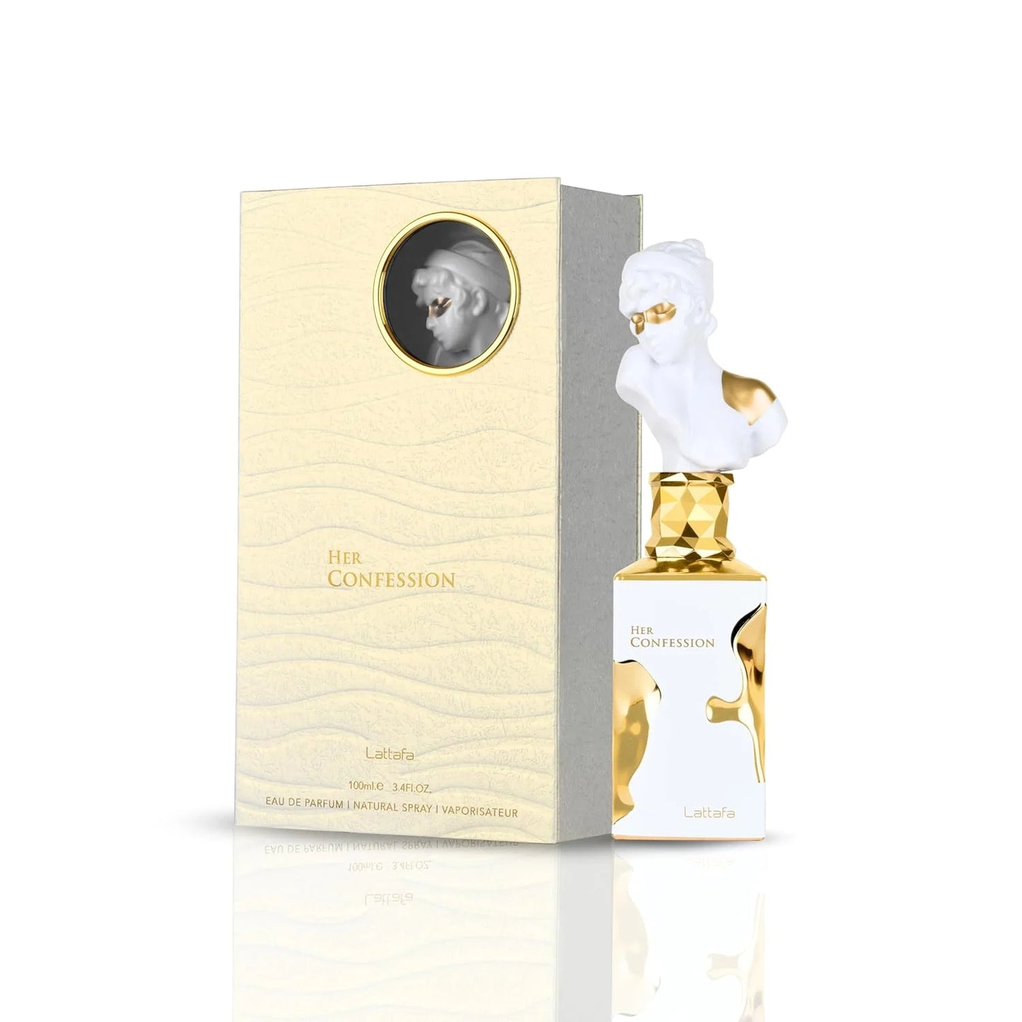 Lattafa His Confession for Men Eau de Parfum Spray 100ml Arab Perfumes Long-Lasting Fragrance for Women
