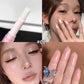 8 Colors Pearlescent Jelly Eyeshadow Stick Shimmer Brightening Highlighter Shadow Stick Waterproof Lasting Eyeshadow Makeup