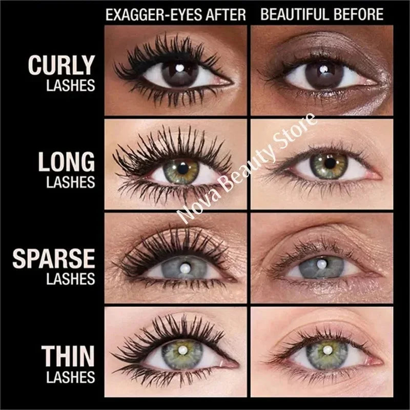Eyelashes Lengthening Mascara Waterproof Long Lasting Silky Lash Black Eyelashes Extension Make Up Beauty Eye Korean Cosmetic