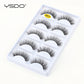 YSDO Eyelashes 3/5 Pairs Natural Long 3D Mink Lashes Fluffy Volume Mink False Eyelashes Cruelty Free Wispy Lashes Makeup Cilios