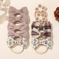 10Pcs/Lot Sweet Hair Band for Baby Girls Hair Ties Bows Elastic Rubber Band Flower Small Ball Scrunchies Kids Hair Accessories