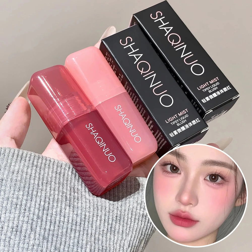 Light Blush Liquid Moisturizing Blush Lipstick Mirror Vitality Brightening Natural Rouge Multi-functional Makeup Stick