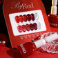High Quality Christmas Gift Winter Red Nail Gel Set With Nail Polish Color Card UV Gel Kit For Professional Manicure Nail Salon