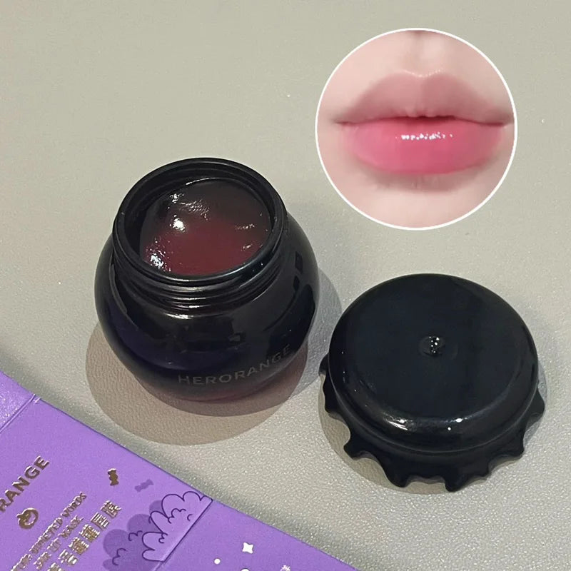 HERORANGE ~ Dancing Honey Lip Mask - Hydrating, Moisturizing, and Lip Line Reducing; Affordable Student-Friendly Lip Care for Au