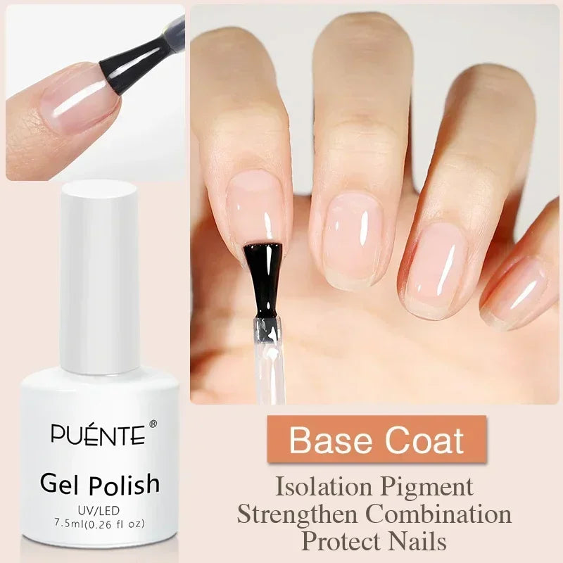 PUENTE 7.5ML Golden Gems Cat Magnetic Gel Nail Polish Pink Brown Blue Colors Golden Glitter Cat Eye Soak Off UV Nail Art Varnish