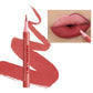 Matte Lip Liner Pencil Waterproof Smooth Application Smudge-Proof Moisturising Highly Pigmented 6 Colors Lip Contouring Makeup