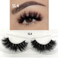 1 Pairs Makeup Eyelashes 3D Mink Lashes Fluffy Soft Wispy Natural Cross Eyelash Extension Reusable Lashes Mink 5D False Eyelash