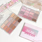 16-Color Eyeshadow Palette Matte & Shimmer – Nude Earth Tones, Silky Blendable Texture, Korean Style Natural Eye Makeup Look
