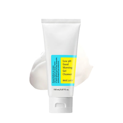 RAVE LADY Low PH 150ml Facial Cleanser Gentle Oil Control Moisturizing Face Wash Whitening Facial Foam Exfoliating Deep Remove