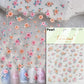 1piece 5Dcute tulip flower nail stickers high quality self-adhesive embossed nail art decals for girls summer decoration sticker