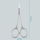 Stainless Steel Cuticle Scissors Dead Skin Remover For Nails Art Clippers Russian Nail Scissors Manicure Curved Tip Scissor