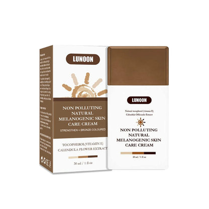 Natural Self Tanning Lotion Enhances Skin Melanin Bronzer For Face And Body Prevents Sunburn Sunless Tanning Cream