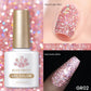 BORN PRETTY 10ml Sparkling Glitter Reflective Gel Nail Polish Sparkly Holo Shiny Pink Silver Black Gel Nail Art Salon Varnish