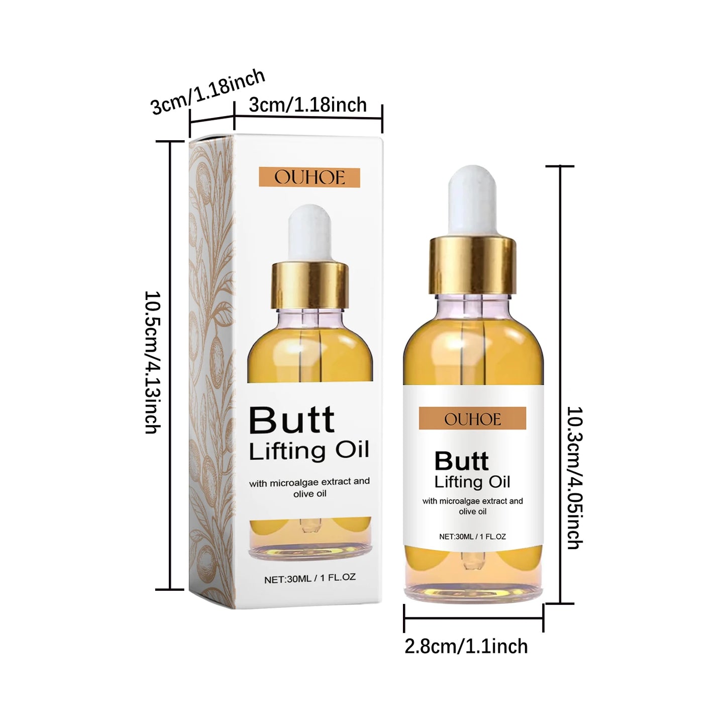 Buttock Enlargement Oils Hip Lifting Oil Hip Growth Firming Nourishing Moisturize Tighten Shaper Bum Sexy Body Massage Care