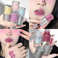 Shining Crystal Clear Lip Gloss Moisturizing Mirror Lip Glaze Long-Lasting Non-stick Cup Transparent Purple Water Light Lip Oil