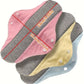 1/2/4pcs Reusable Leak Proof Sanitary Pads Menstrual Cloth Pads Washable Breathable Period Heavy Flow Night Use