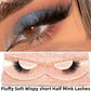 Half Eye Lashes Natural 3D Mink Short False Eyelashes Fluffy Wispy Cross Strip Fake Lashes Soft Half Eyelashes Extension Makeup