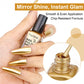 8ml Gold Metallic Nail Polish Bright Metal Mirror Nail Polish, Lasting，High Shine，Manicure Nail Lacquers Quick-Dry Manicure Art