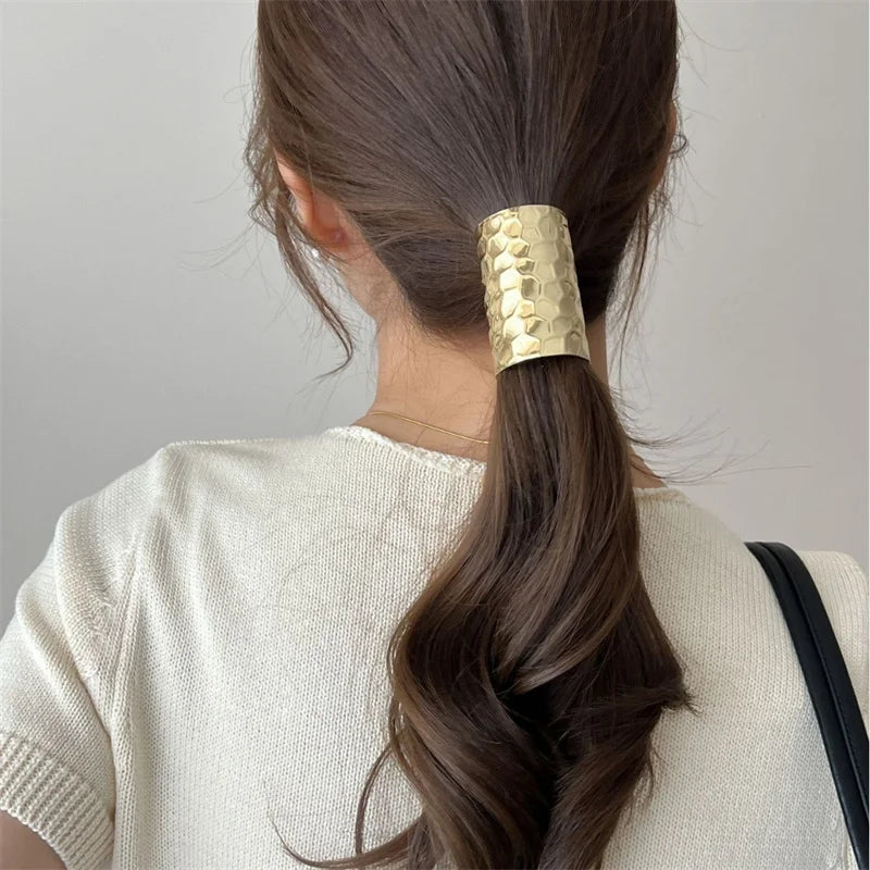 New Korea Bohemia Design Metal Concave and Convex Craft Hair Buckle Retro Clip Hair Clip Fashion Metal Headwear Accessories