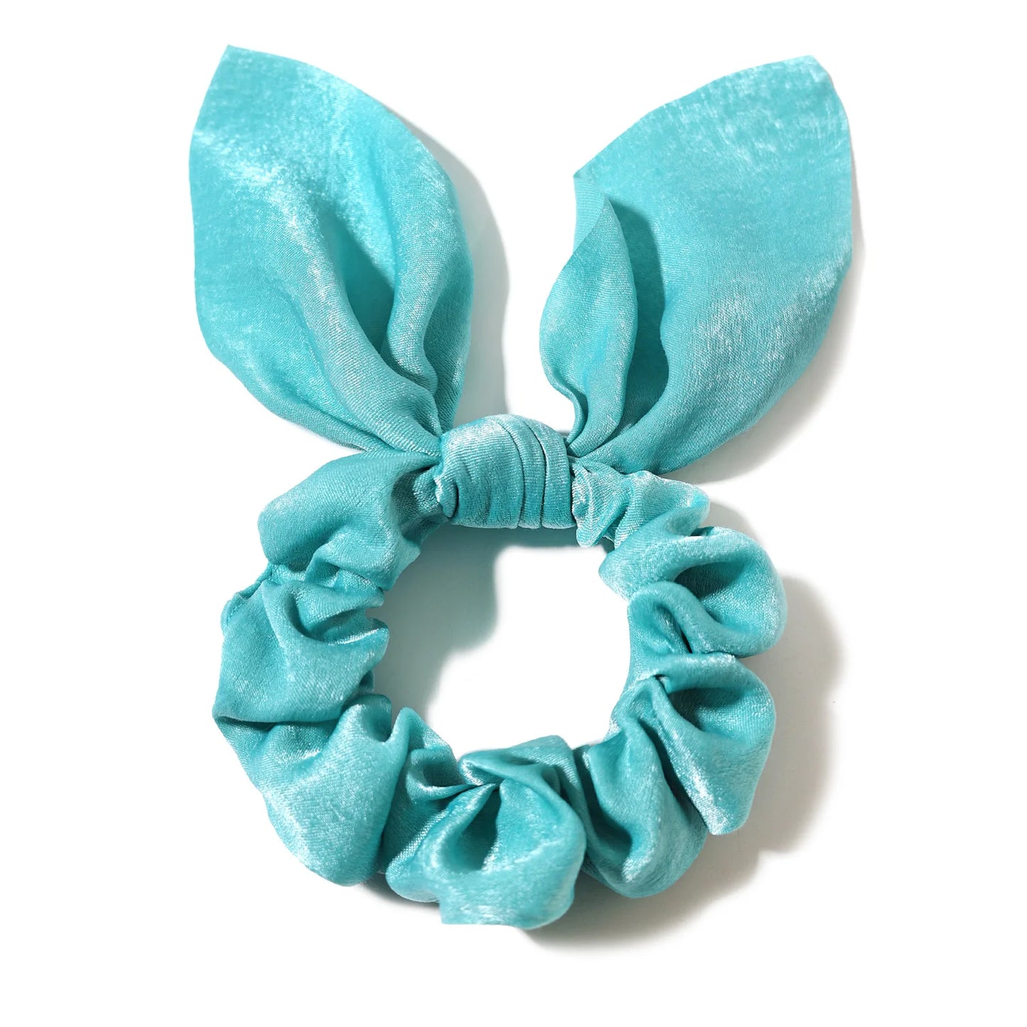 Fashion Floral Leopard Print Scrunchie Bowknot Hair Rope Women Girls Ponytail Holder Hair Ties Elastic Bands Hair Accessories