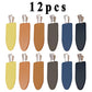12Pcs Elegant Shiny With Pearls , Imitation Diamonds, Plastic Rhinestone Leaf Hair Clips Solid Romantic Party Hair Decorations