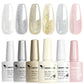 Venalisa HEMA TPO FREE Nail Gel Polish Glitter Gorgeous Full Coverage Soak Off UV LED French Nail Jelly Pink Nude Collection
