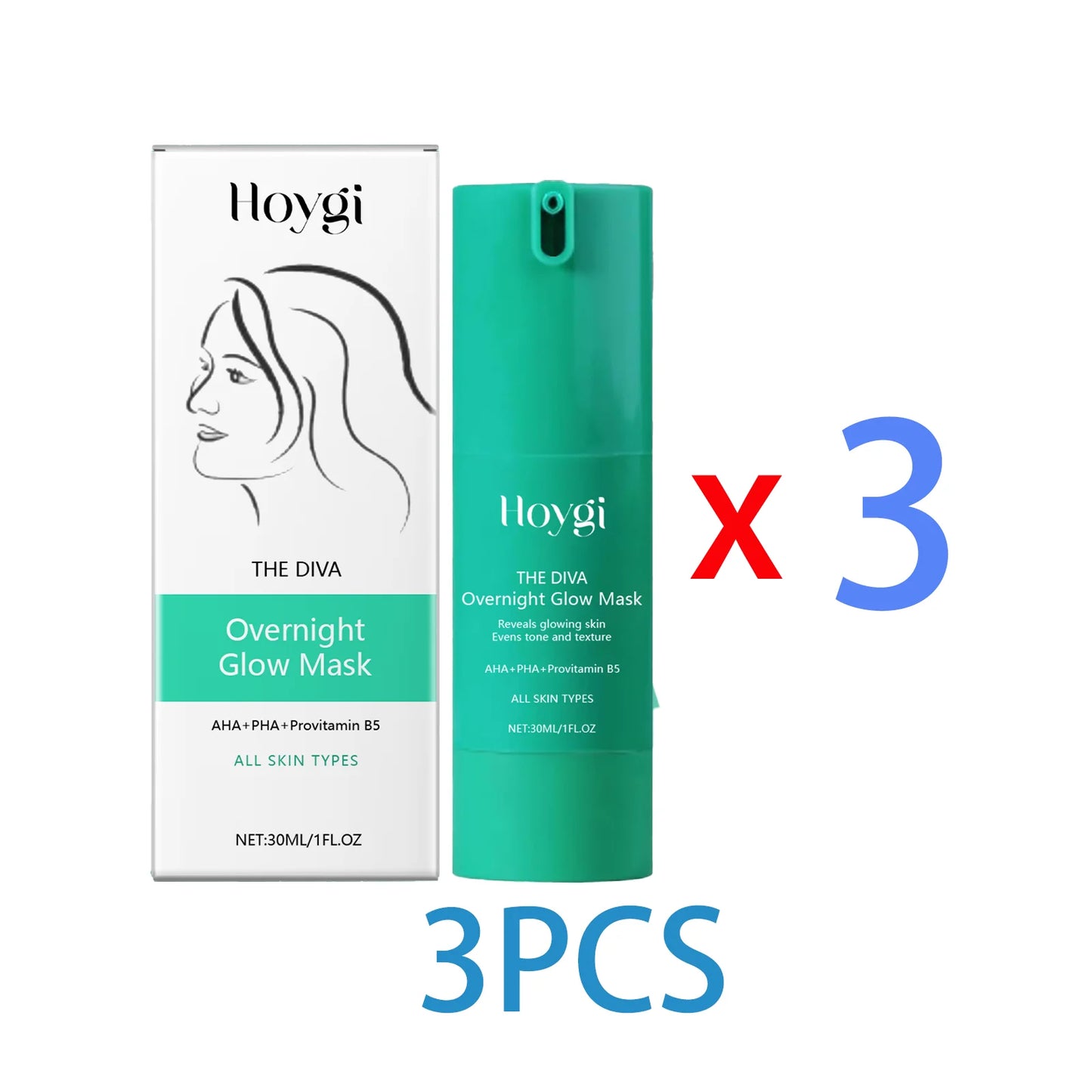 Hydrating Sleeping Mask for Face Moisturizing Night Cream for Dry Sensitive Skin Brightening Facial Care Gel with Vitamin 30ML
