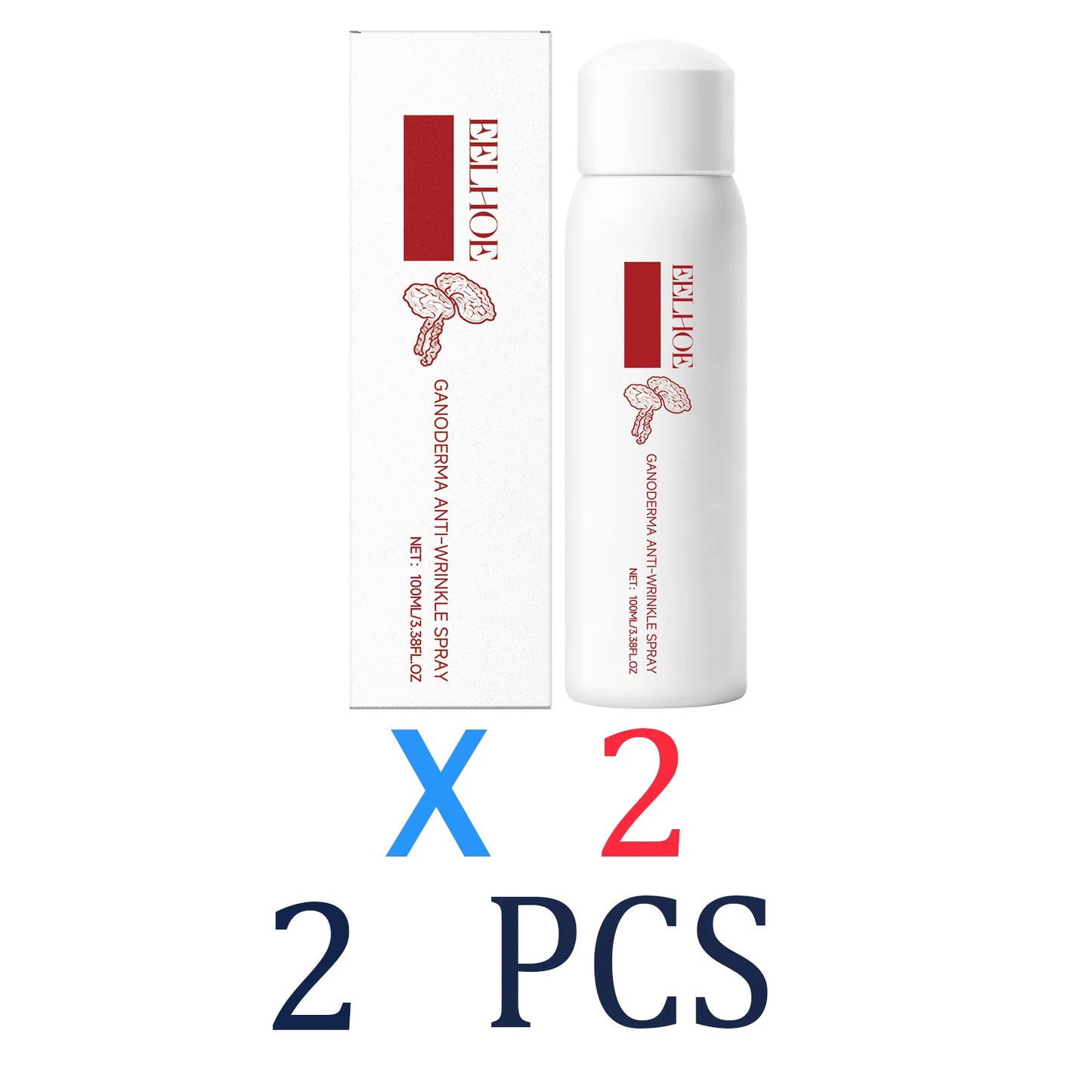 Reishi Mushroom Extract Toner for Hydrating Makeup Setting Face Mist to Improve Dullness for Glowing Skin Travel Skin Care