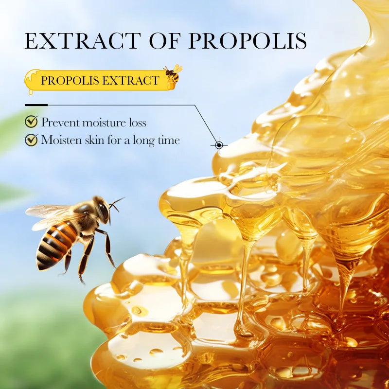 SADOER Honey Propolis Lipstick Plump Lips Moisturizing Nourishing Anti Wrinkle  Lip Balm Lip Plumper Cream Lips Skin Care