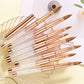NEW 1/5 PCS Nail Brush for Manicure Art Brush Acrylic Nail Salon Brush Gadgets Nail Supplies for Professionals ZJS01