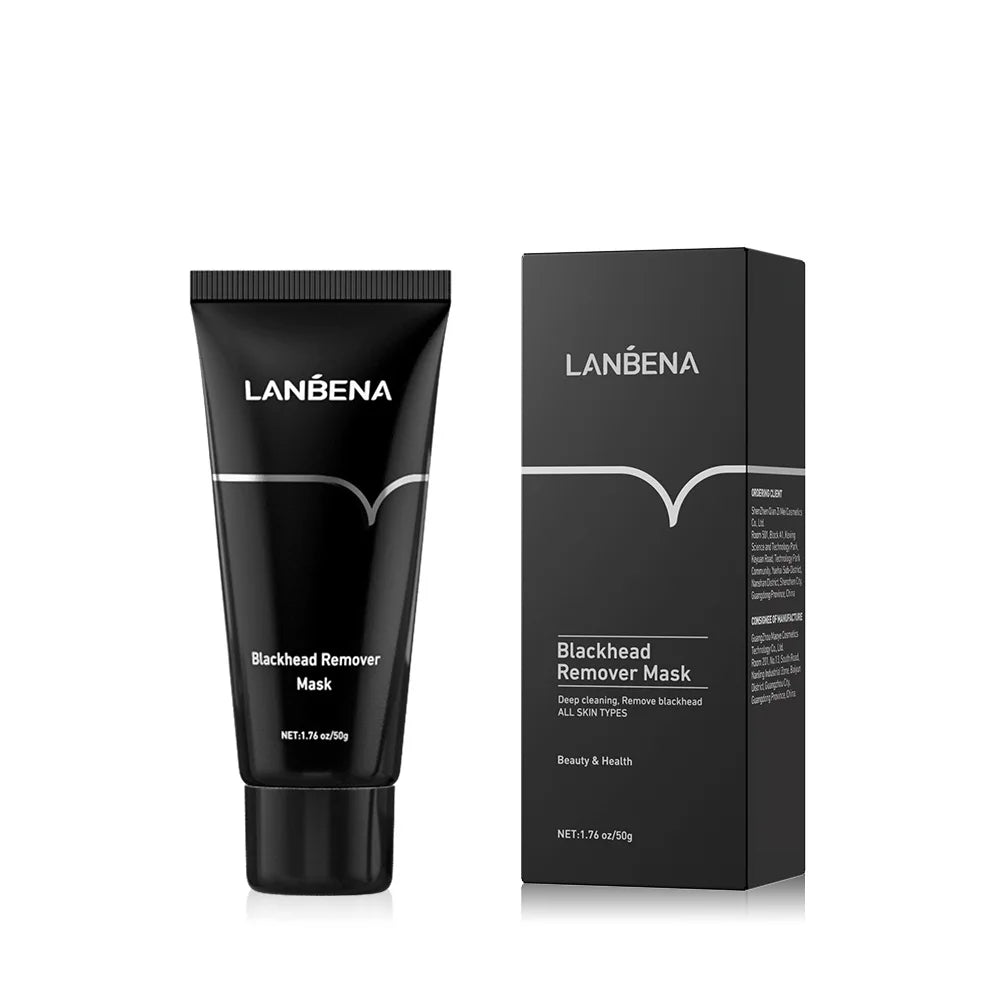 LANBENA Blackhead Remover Mask Shrinking Pore Deep Cleaning Hydrating Mask Improve Rough Skin Pores Peel Off Mud Mask Skincare