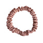 100% Real Mulberry Silk Skinnies Scrunchies Hair Bands Ties Gum Elastics Ponytail Holders No Damage for Women Girls 22 Momme 1CM