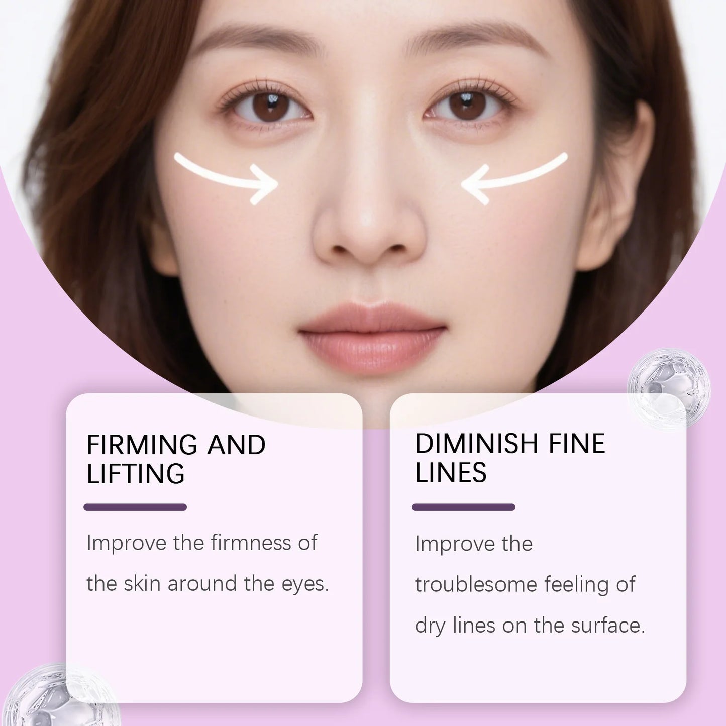 Eye Cream for Dark Circles and Puffiness Anti Aging Wrinkle Cream for Women Hydrating Under Eye Cream Rich Night Eye Treatment