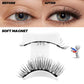 DINGSEN Magnetic Eyelashes 3D Natural False Eyelashes Reusable 4pcs Magnet Clip Set Lashes Extension makeup Tweezers Lash Set