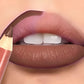 Dark Brown Waterproof Lip Liner Matte Long Lasting Makeup Pens 28 Colors Non-stick Cup Lipstick Pencil Women Party Lip Cosmetic