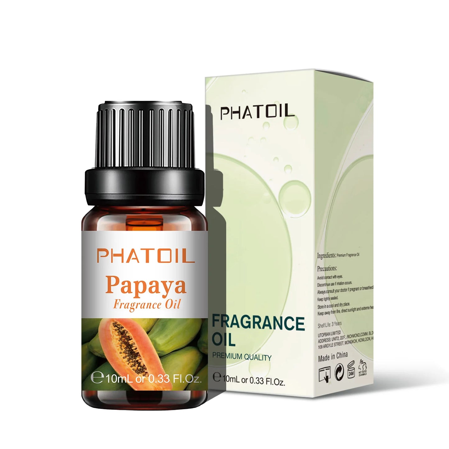 PHATOIL 10ml Fruit Fragrance Oil Mango Strawberry Apple Cherry Watermelon Sweet Aroma Fragrance Oils For Diffuser Candle Making