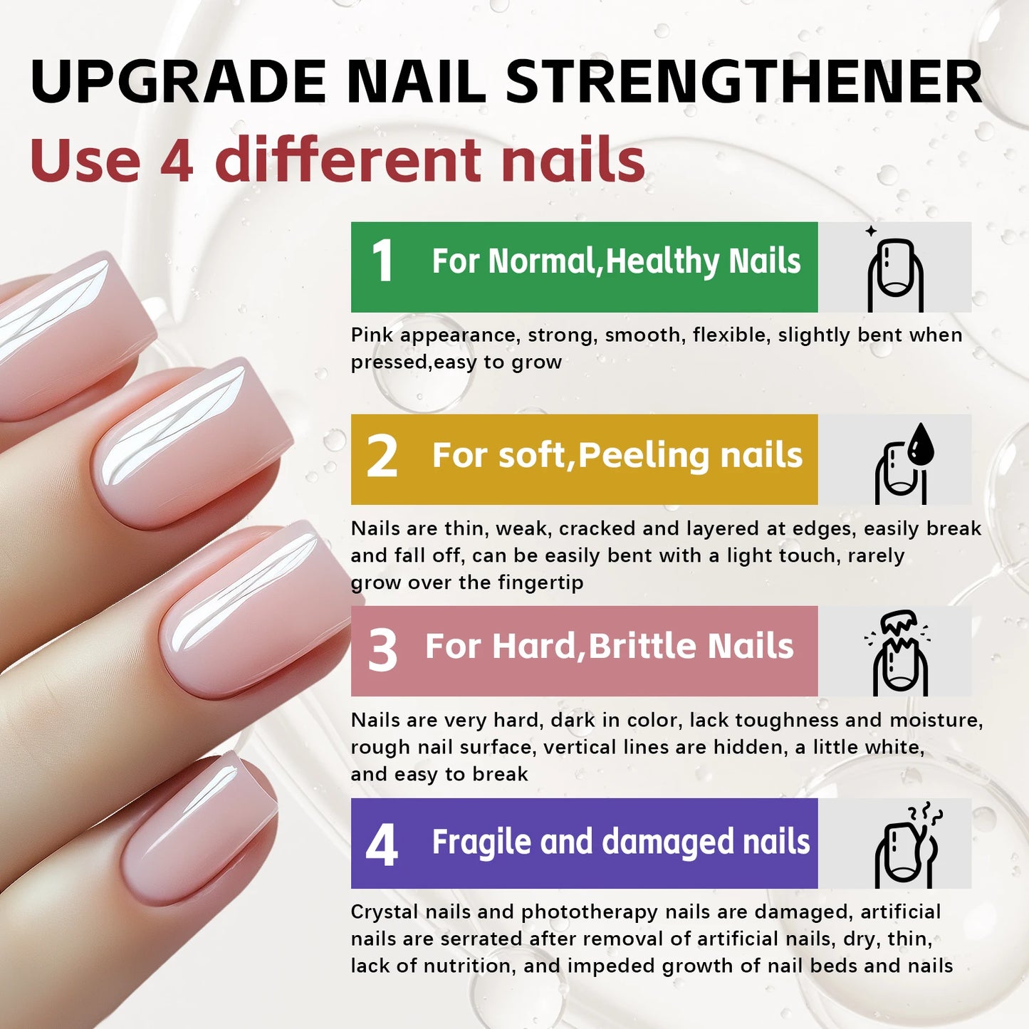New 12ML Strength Base Oil for Nail Care Repair Damage Improve The C Are Manicure Care Supplies Multi functional Nutritional Oil