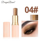 3-in-1 Eyeshadow Stick Lazy Tricolor Gradient Shimmer Eye Shadow Highgloss Quick Application Smudge Proof Waterproof Cosmetics