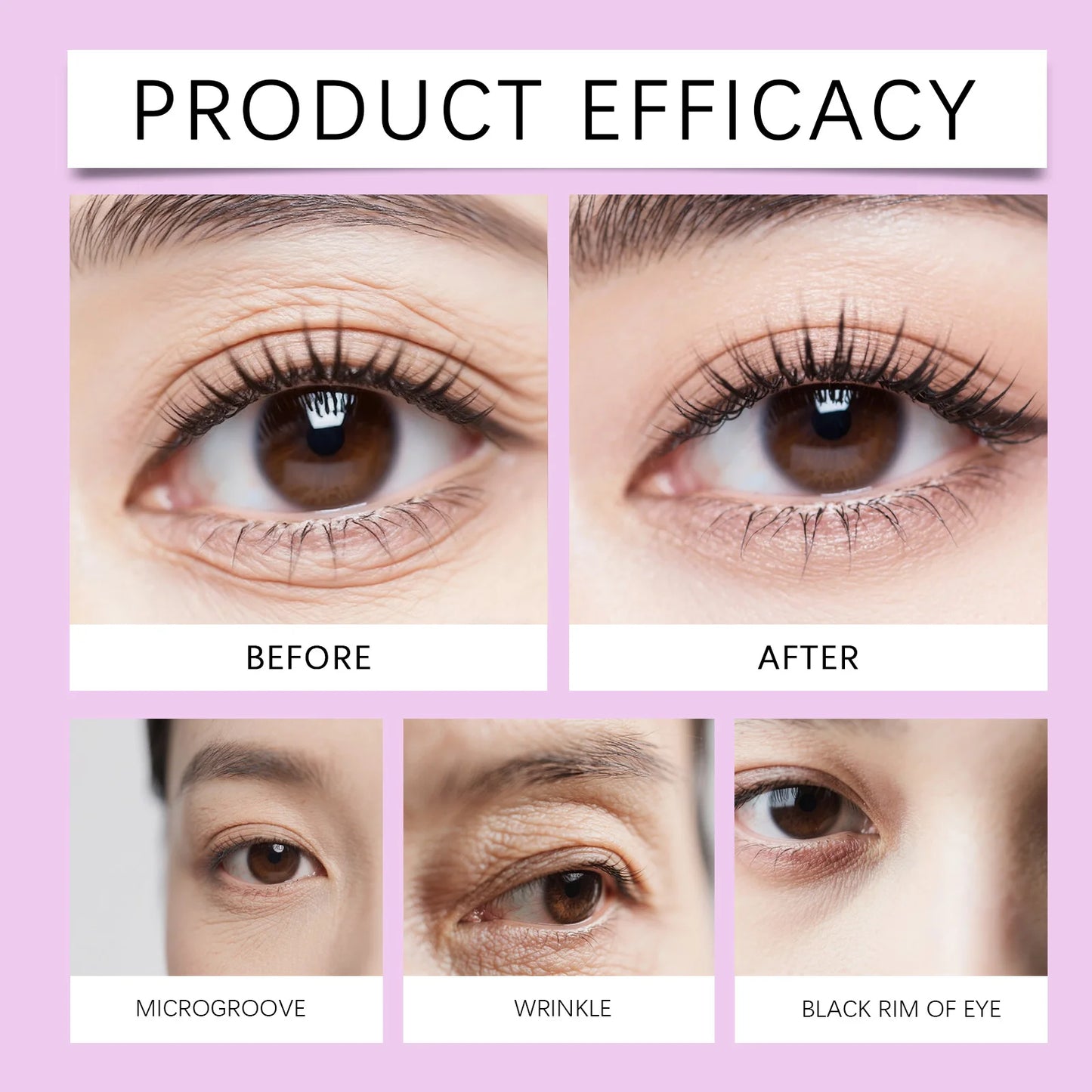 Eye Cream for Dark Circles and Puffiness Anti Aging Wrinkle Cream for Women Hydrating Under Eye Cream Rich Night Eye Treatment
