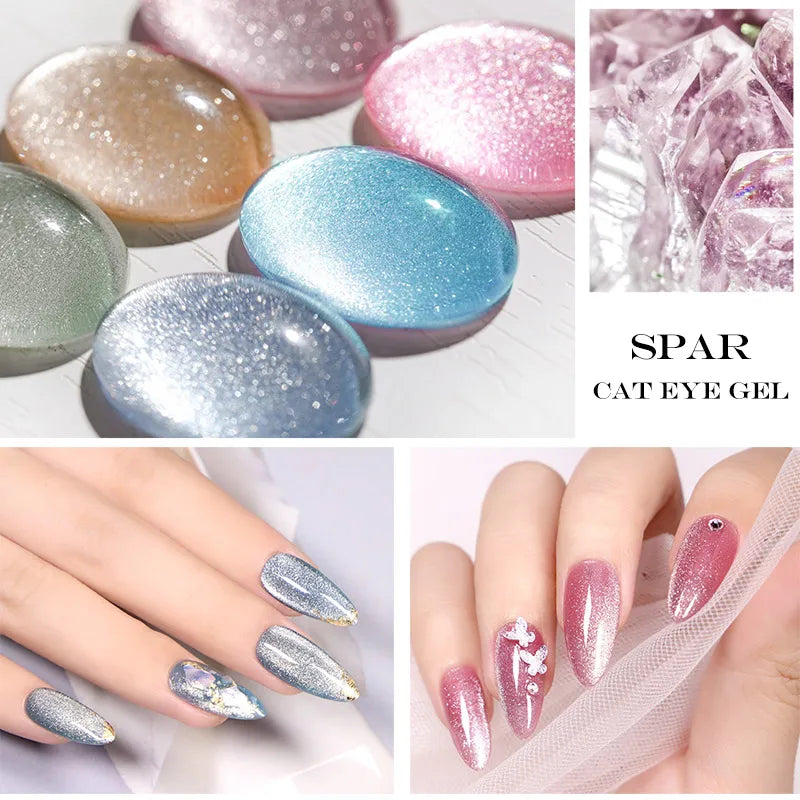 Venalisa 7.5ml Spar Cat Eye Nail Gel Polish Varnish Galaxy Starry CANNI Lacquer Magic Bling Shining Nail Art Magnetic Nail Gel