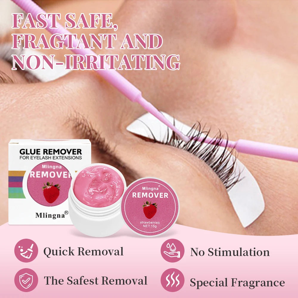 15g Eyelash Glue Lash Extensions Remover Cream Korea Professional Makeup Tools Lash Glue Remover Cream for Eyelash Extension